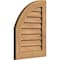 Ekena Millwork Quarter Round Top Left Western Red Cedar Gable Vent w/Decorative Face Frame, 08"W x 20"H GVWQL08X2002SDUWR - alternate 5